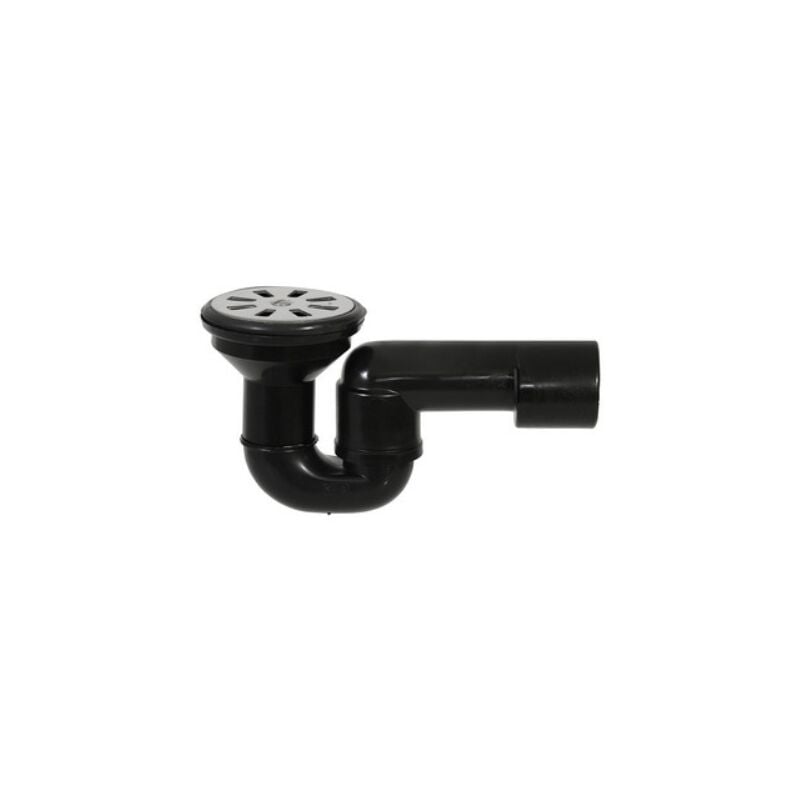 foto del prodotto piletta doccia griglia piana con sifone snodato pehd griglia inox d. 80 ghidini