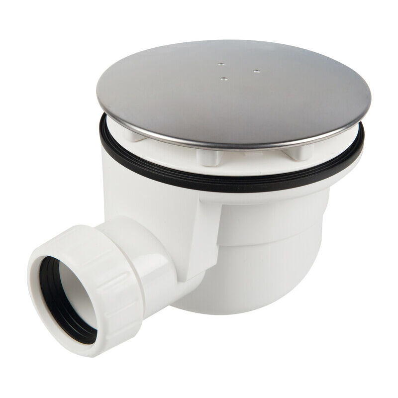 foto del prodotto piletta doccia sifoide diam. mm. 90 con coperchio inox. mm. 120