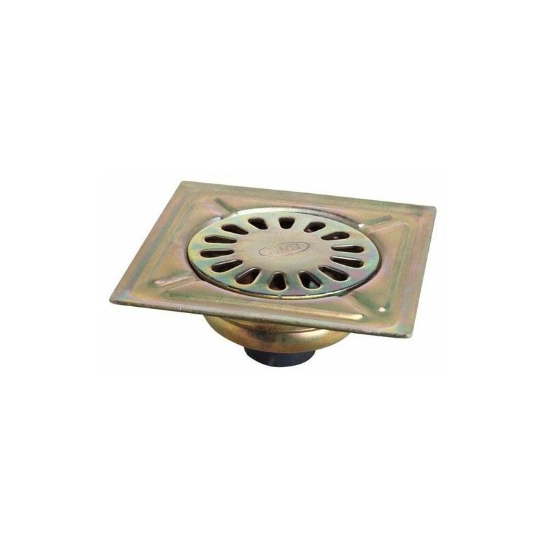 foto del prodotto piletta in acciaio bicromato 80x80 mm. presa da 22 mm.