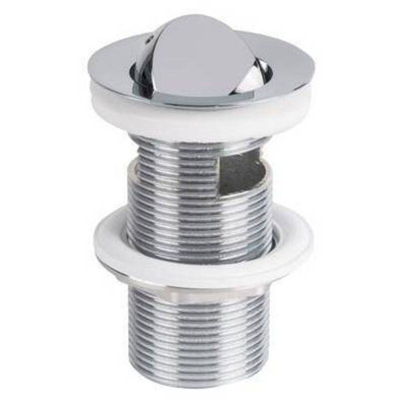 foto del prodotto piletta in ottone con tappo girevole trotter d. 63 x 1 1/4