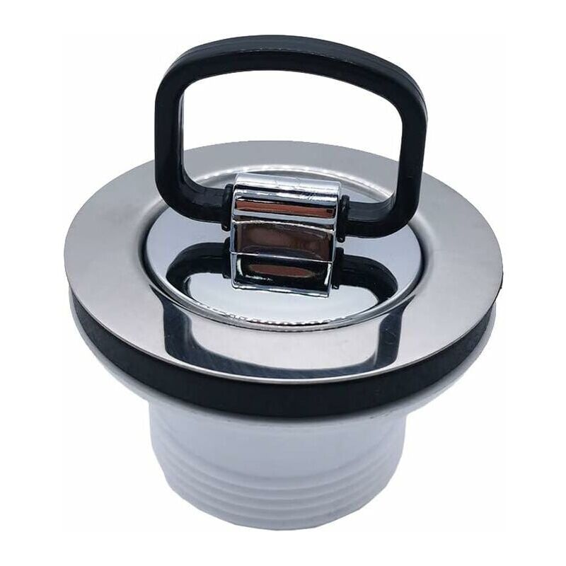 foto del prodotto piletta lavello con coperchio impermeabile 1 piano 70 mm, lavello cucina, acciaio inox