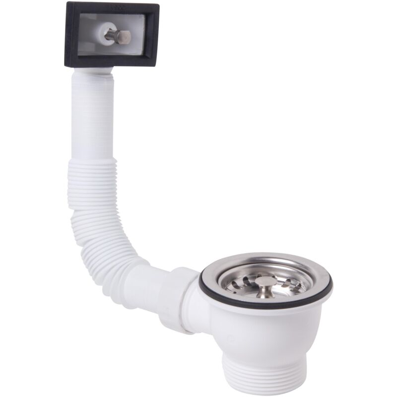 foto del prodotto piletta per lavello con foro 60mm polipropilene omp tea 132.605.6