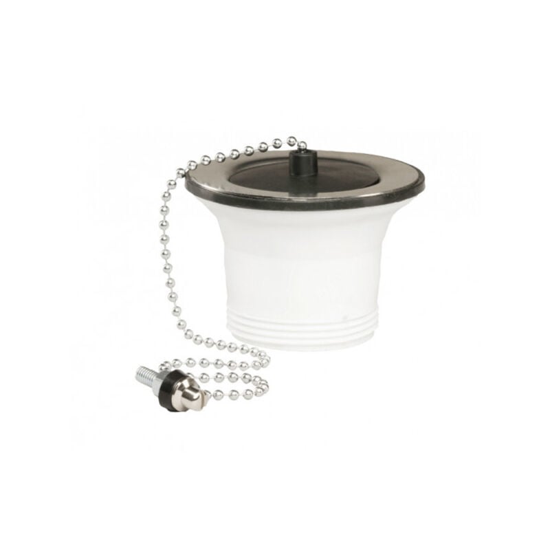 foto del prodotto piletta per lavello in acciaio inox senza troppopieno diametro 50 mm