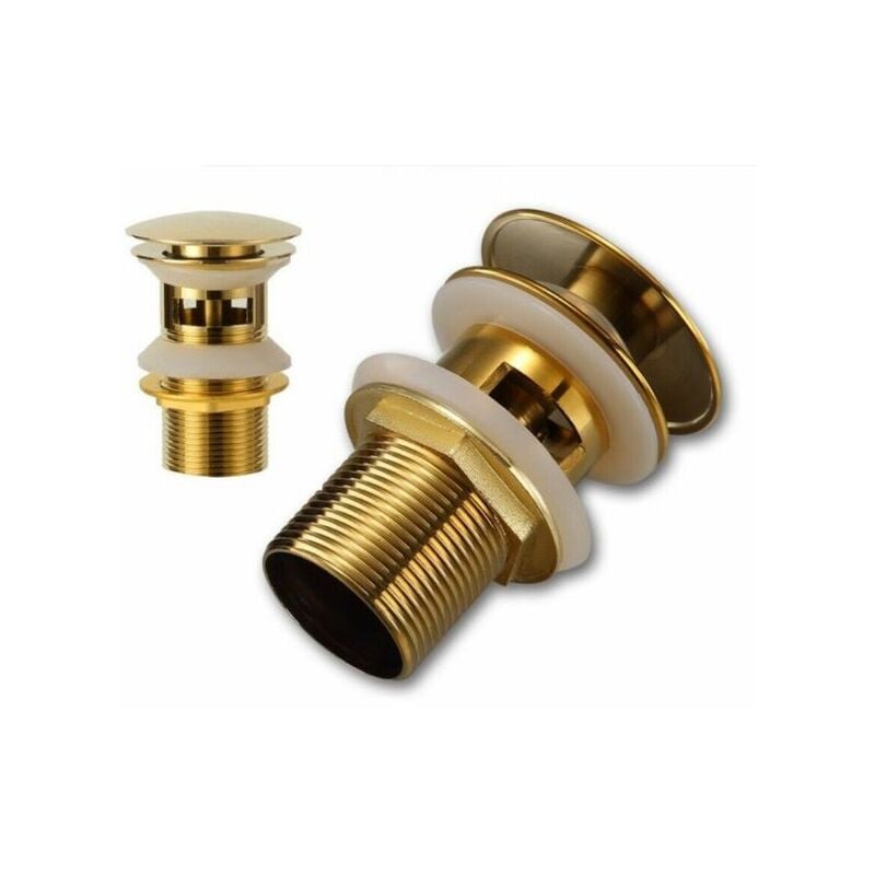foto del prodotto piletta scarico click clack universale tappo lavabo lavello bidet 59603