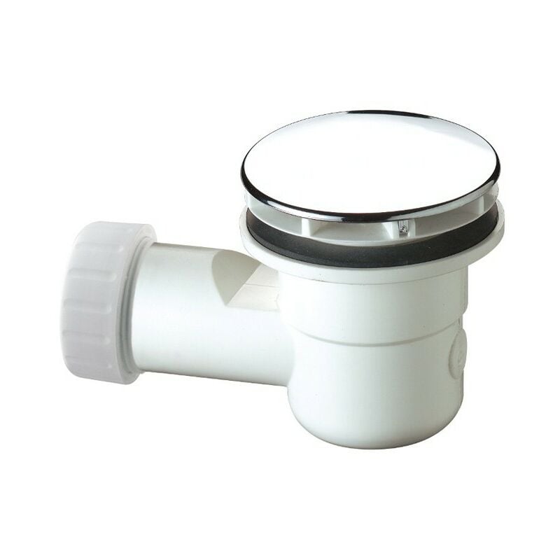 foto del prodotto piletta sifonata diametro 60 mm per piatto doccia cromo