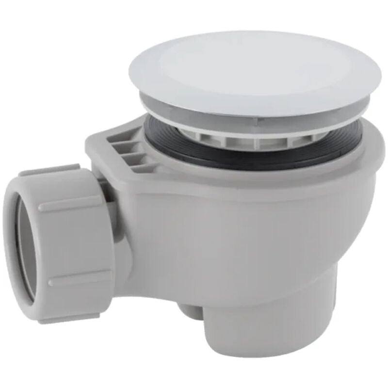 foto del prodotto piletta sifonata in abs con tappo cromato per piatto doccia mm 60 geberit