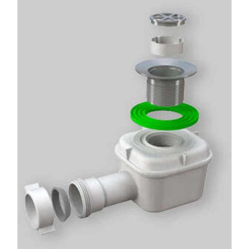 foto del prodotto piletta sifonata per piatto doccia con foro 60 1'1 2