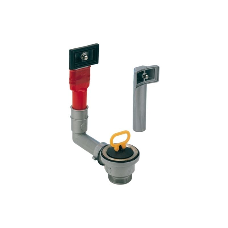 foto del prodotto piletta tp rettangolare universale per lavello con foro dm 60 -lira