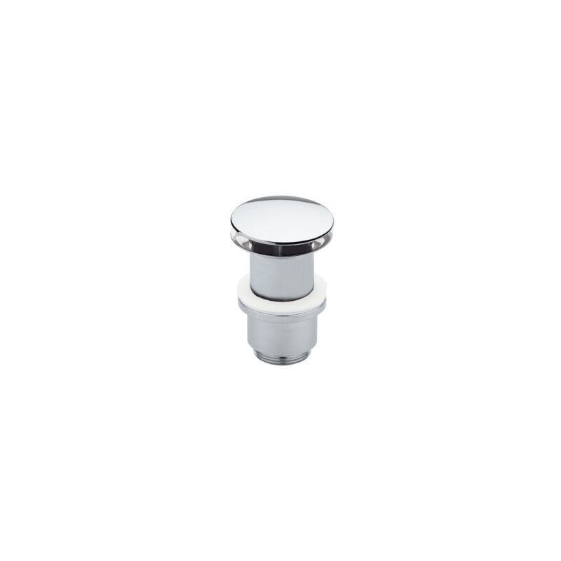 foto del prodotto piletta1 1 4 fissa, senza troppo pieno idral 0418 2 cromato ottone