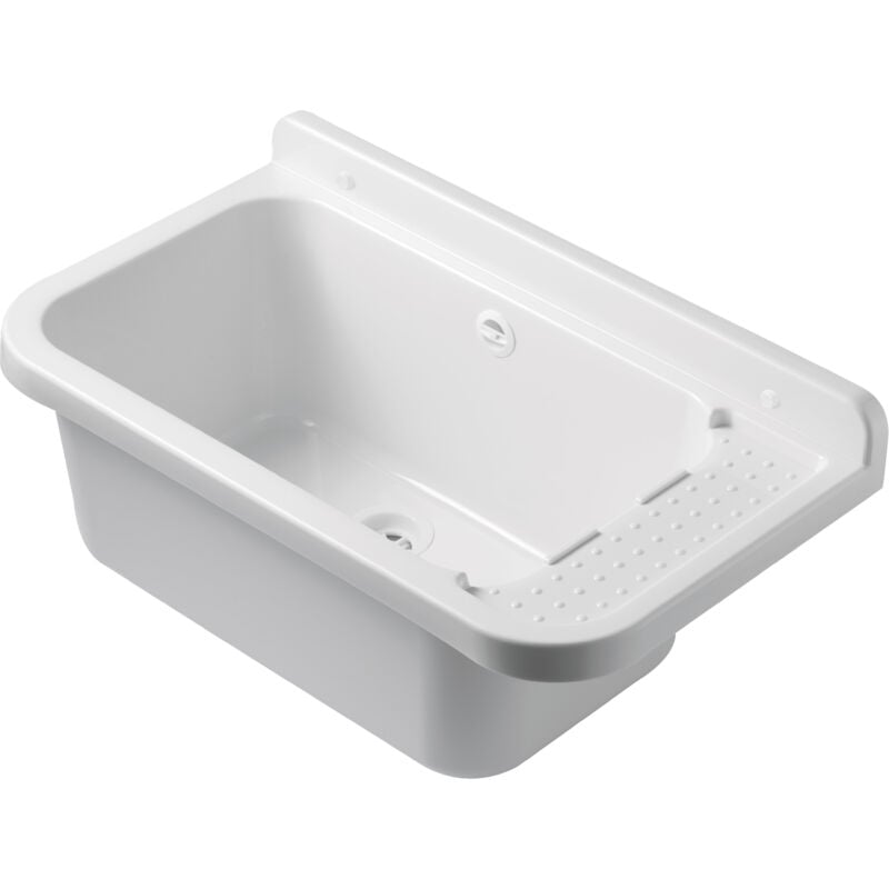 foto del prodotto pilozzo 60 bianco per installazi one a muro, 60x34x21 cm cr2051b