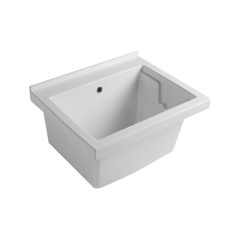 foto del prodotto pilozzo in ceramica 60x50 senza strizzatoio l. cm. 60 x p. cm. 50