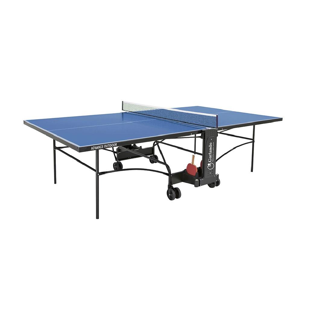 foto del prodotto ping pong advance outdoor piano blu con ruote, per esterno