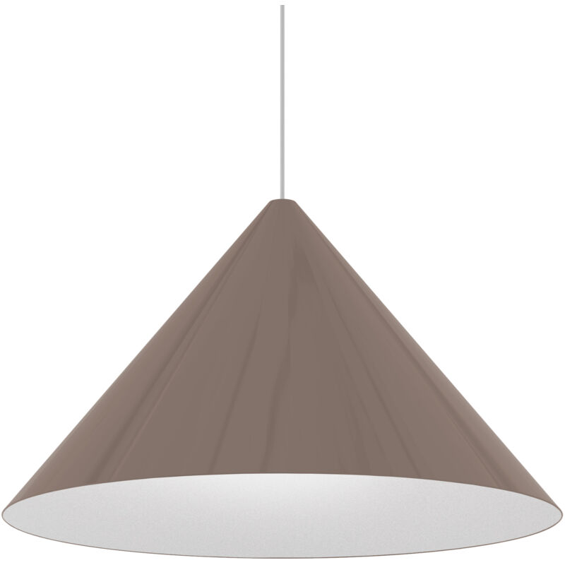 foto del prodotto pinocchio sospensione, 1x e27, max 42w, metallo, grigio tortora bianco, d.70cm lumicom