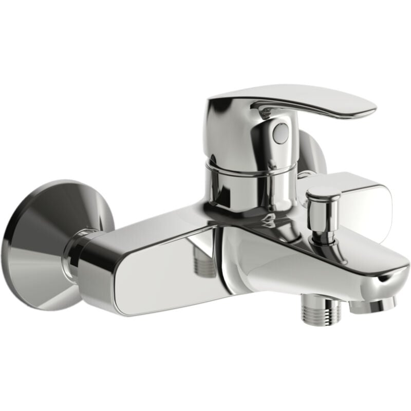 foto del prodotto pinto miscelatore monocomando a muro per vasca da bagno, cromato 45112183 hansa