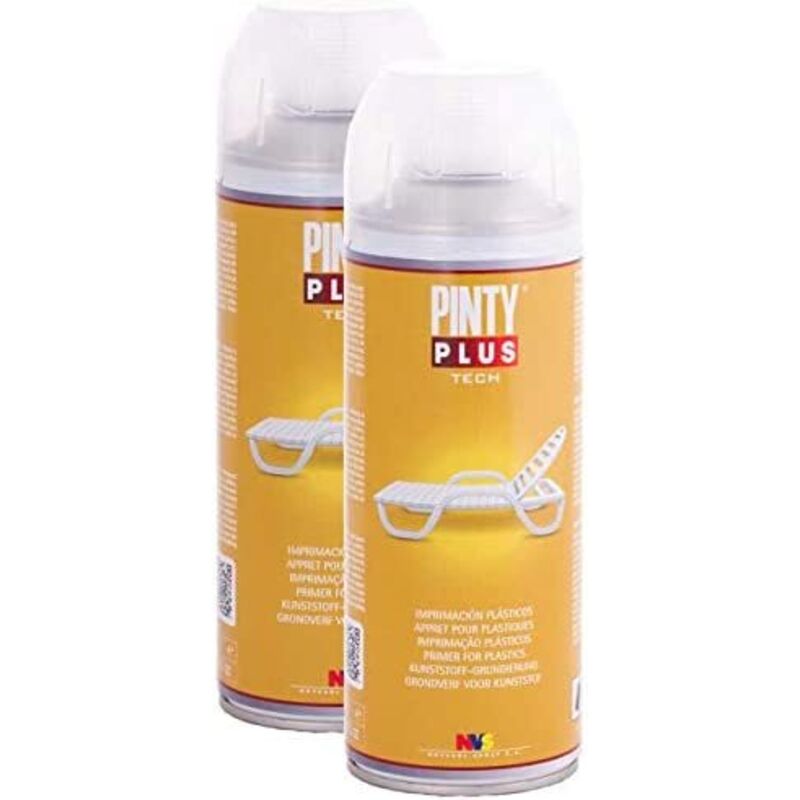 foto del prodotto pintyplus tech spray paint plastics primer 520cc i199 trasparente