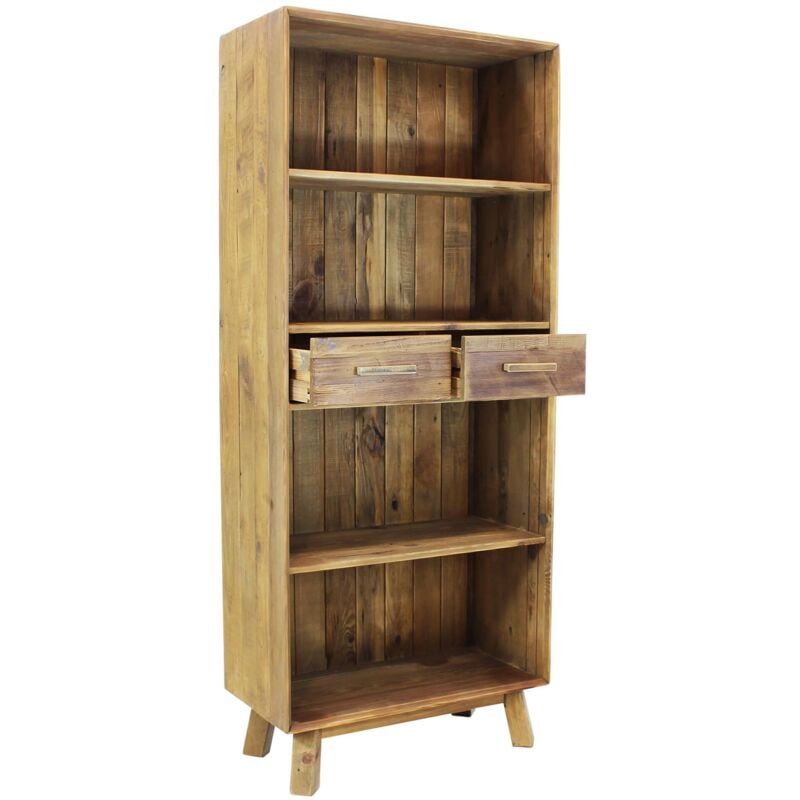 foto del prodotto pinus libreria in pino riciclato