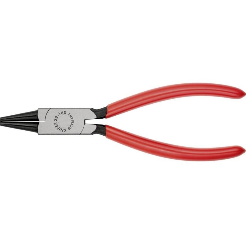 foto del prodotto pinza a becchi tondi dritti elettronica e meccanica di precisione 160 mm knipex 22 01 160