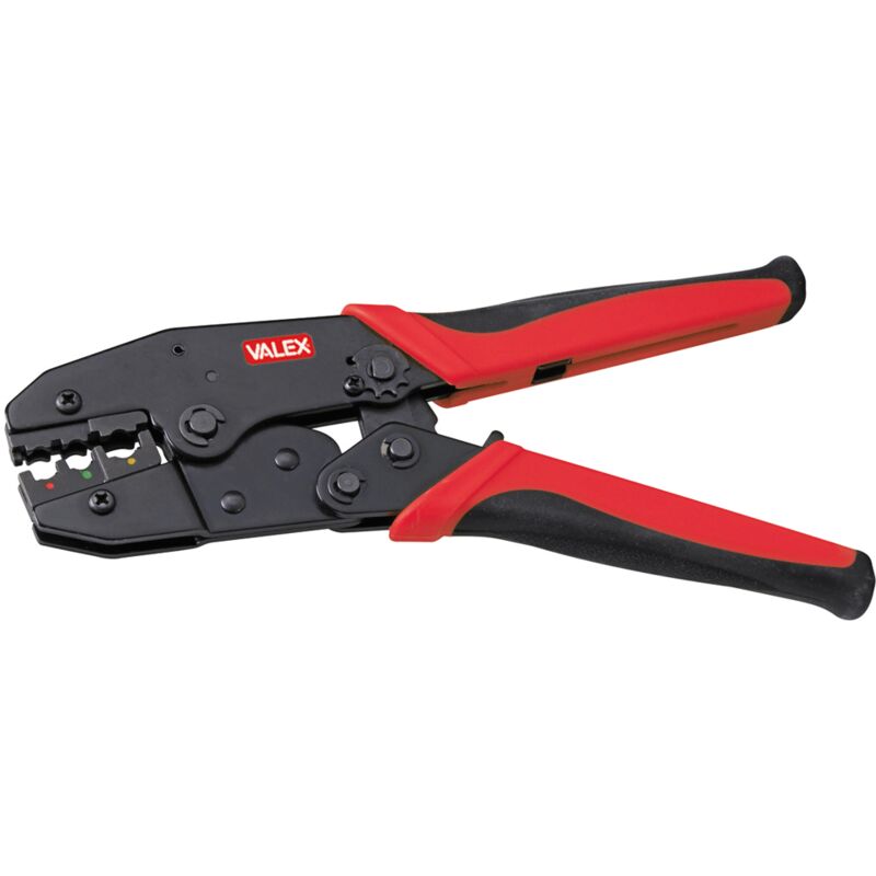foto del prodotto pinza a cricchetto per crimpare capicorda preisolati 1462745 valex 220mm
