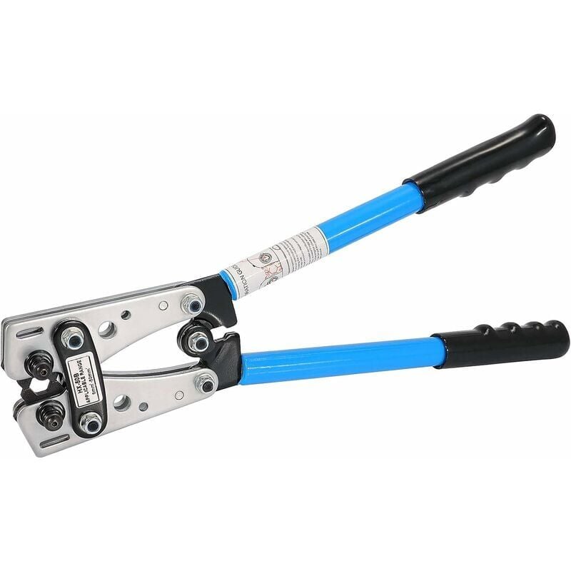 foto del prodotto pinza a crimpare pinza a cricchetto multistrato professionale regolabile per capicorda elettrici awg 10 0, 6 10 16 25 35 50 mm , per elettricisti e
