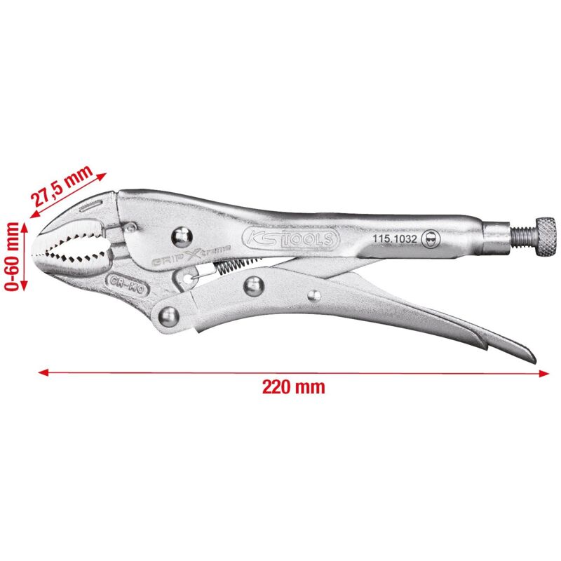 foto del prodotto pinza a morsetto,220mm