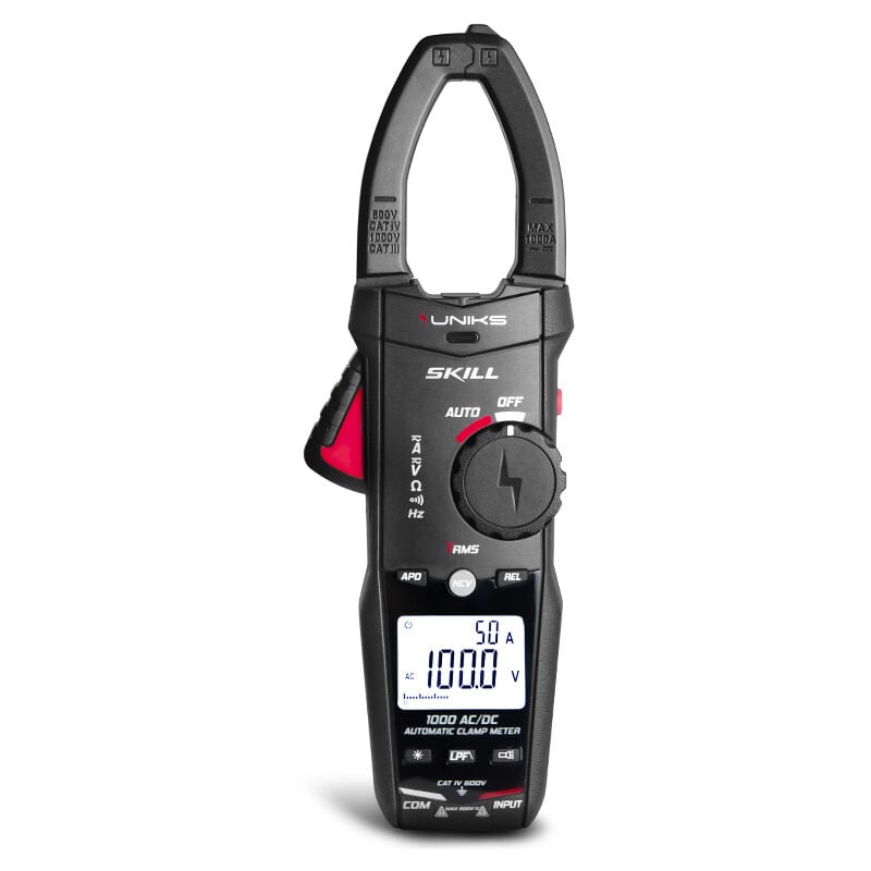 foto del prodotto pinza amperometrica 1000a ac/dc trms, con riconoscimento automatico delle misure