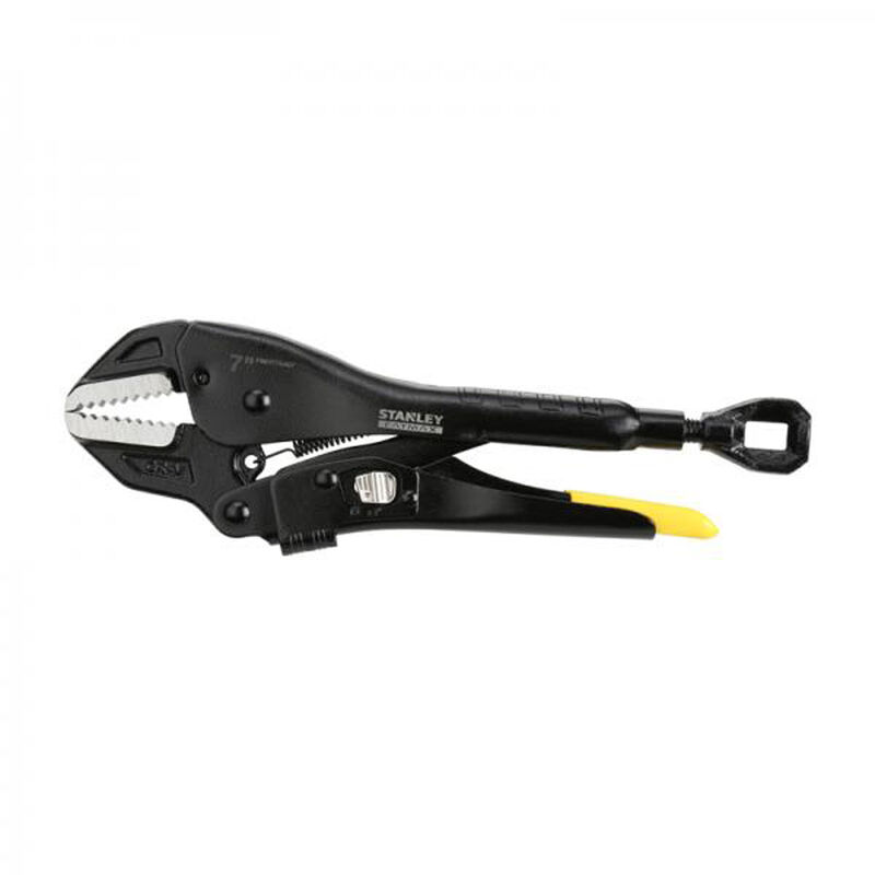 foto del prodotto pinza autobloccante regolabile ganasce diritte 250mm a scatto grip stanley