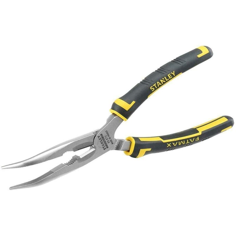foto del prodotto pinza becchi mezzotondi lunghi piegati a 45 fatmax 089872 stanley