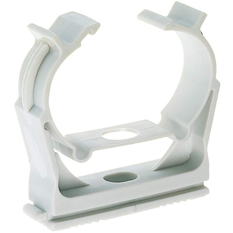foto del prodotto pinza clip, scn 32, morsetto, tubo morsetto, 501264, confezione da 50 pezzi, 32 mm tubo, grigio fischer