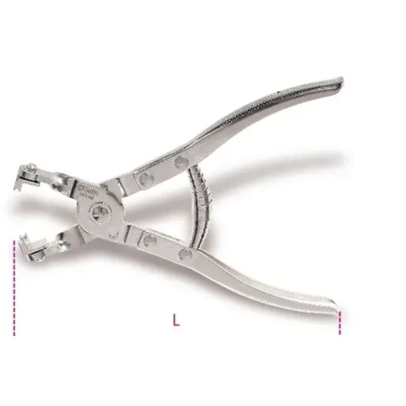foto del prodotto pinza con teste orientabili per fascette stringitubo beta art. 1472 vw