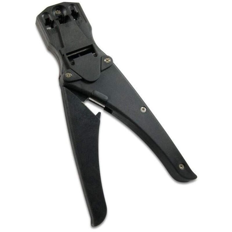 foto del prodotto pinza crimpatrice per connettore nero
