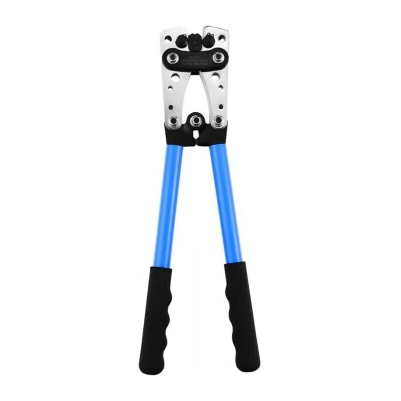 foto del prodotto pinza crimpatrice utensile crimpatore awg 10 0,6 10 16 25 35 50mm , tagliacavi multifunzionale, con impugnatura antiscivolo, per