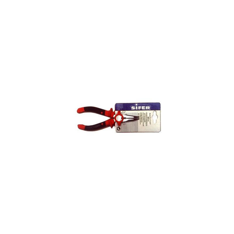 foto del prodotto pinza curva tonda b tondo 6 satinata e1611 professionale sifer