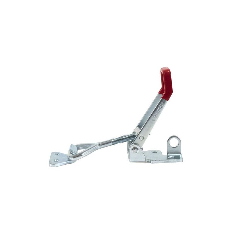 foto del prodotto pinza di bloccaggio a bascula regolabile, robusta, con trou de verrouillage, capacità di mantenimento di 660 libbre, grande serratura di azione di
