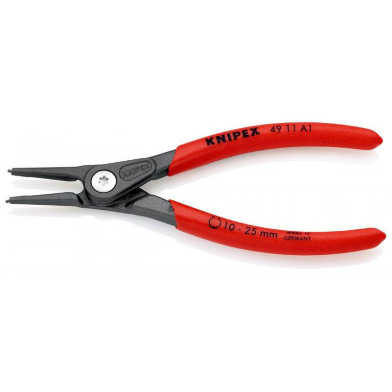 foto del prodotto pinza dritta knipex per anelli di sicurezza esterni su alberi 10 25