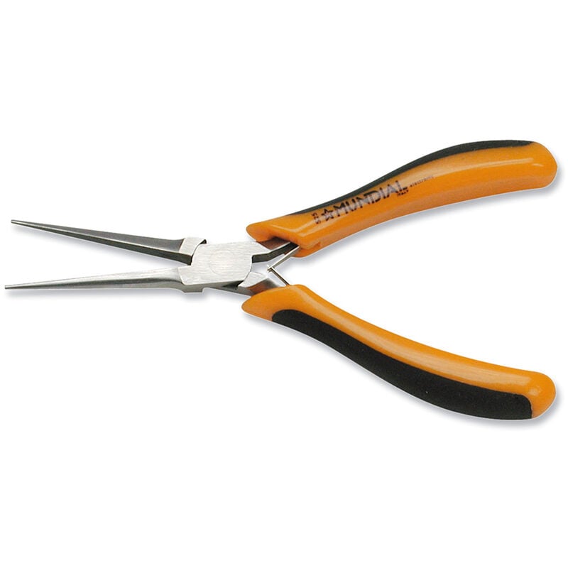 foto del prodotto pinza elettronica becchi mezzotondi lunghi 120mm elettricista mundial