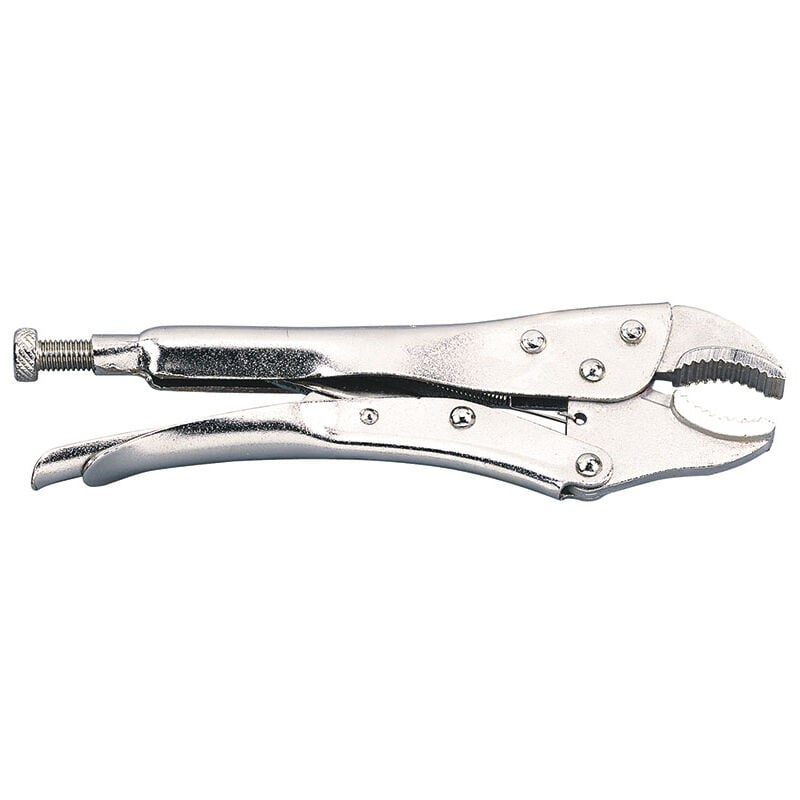 foto del prodotto pinza grip a pressione scatto autobloccante ganasce curve 220 mm fervi 0119