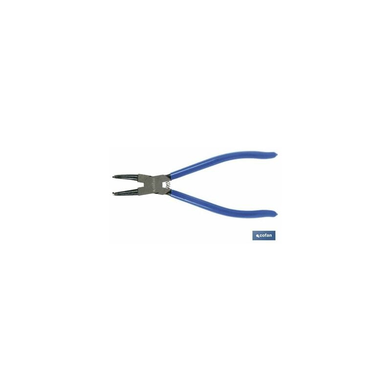 foto del prodotto pinza per anelli elastici interni curvi m 125 mm