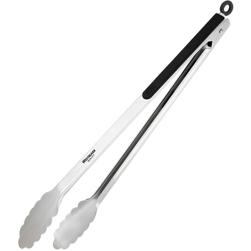 foto del prodotto pinza per barbecue, acciaio inox plastica, lunghezza 37,7 cm, classic special, argento nero, 15162270 westmark