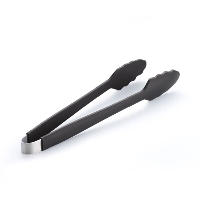 foto del prodotto pinza per barbecue o forno in silicone antracite