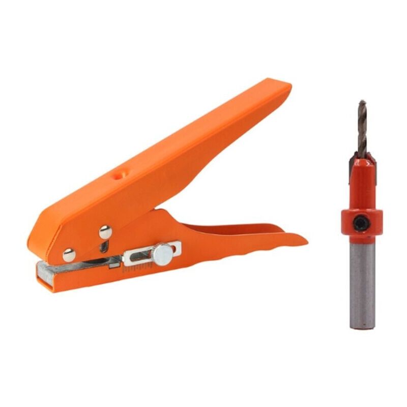 foto del prodotto pinza per bordatura, utensile per punzonatura, pinza per coperture, 3 x 8 mm, trapano per fori per viti, cappello, utensile per lavorazione del legno