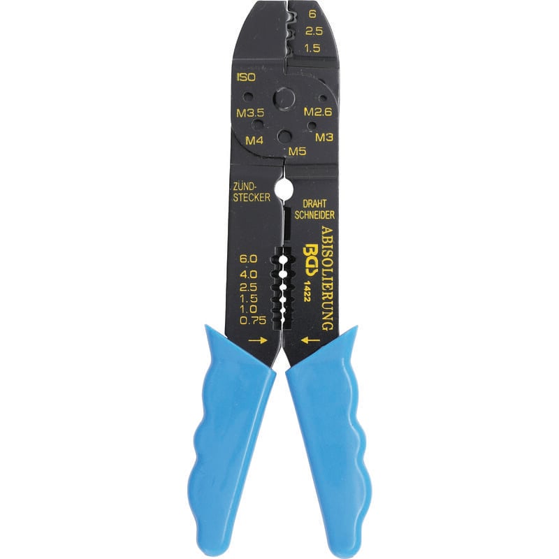 foto del prodotto pinza per capicorda crimpare crimpatrice multifunzione 200 mm bgs 1422