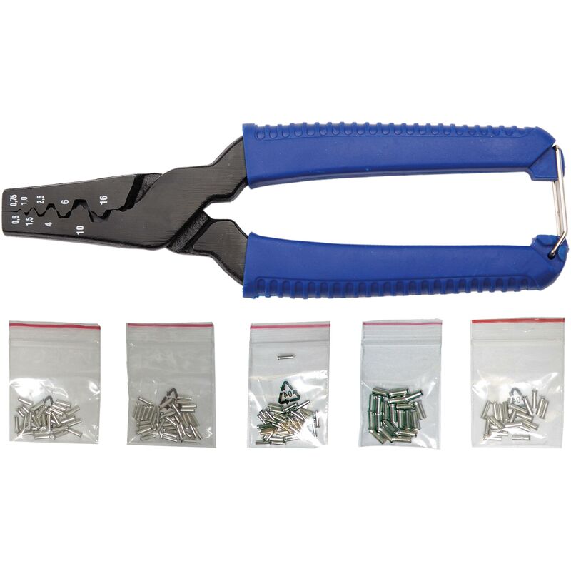 foto del prodotto pinza per capicorda incl. 150 capicorda 175 mm