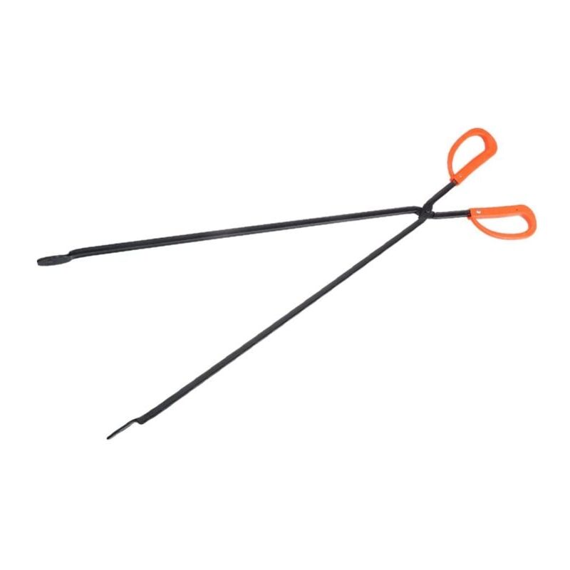 foto del prodotto pinza per carbone pinza per camino pinza per legna da ardere pinza per legna da ardere pinza per legna da ardere in ferro battuto pinza per legna da ardere per stufa a legna (48,5 cm)