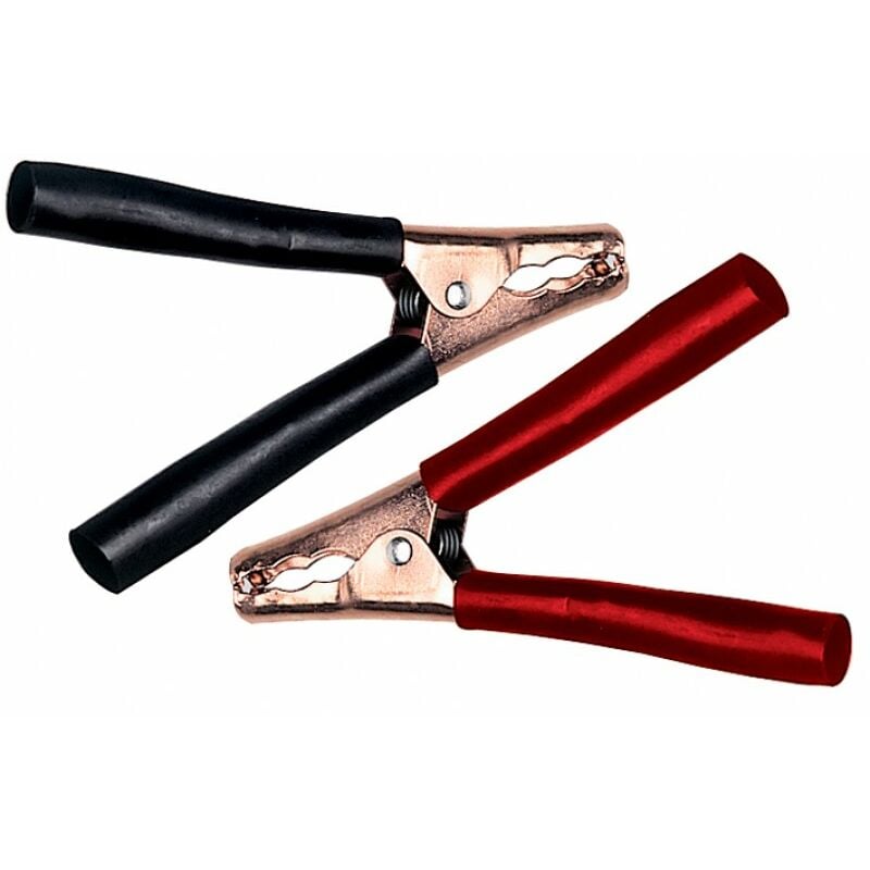 foto del prodotto pinza per cavi batteria maurer a8 50a nera con guaina colorata isolante