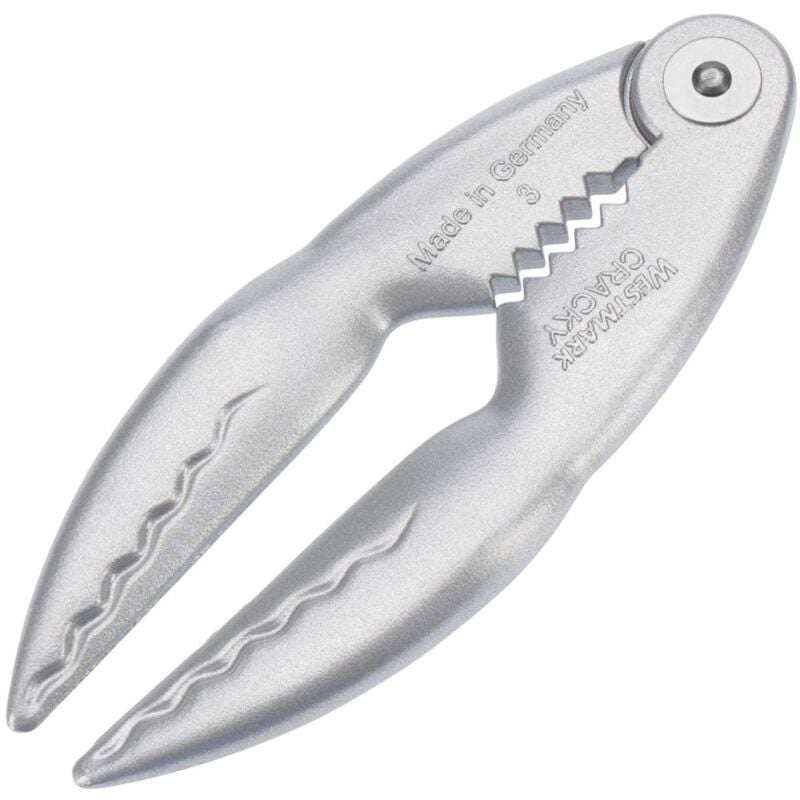 foto del prodotto pinza per crostacei, alluminio, rivestimento alimentare, lunghezza 14,4 cm, cracky, argento, 66002270 westmark