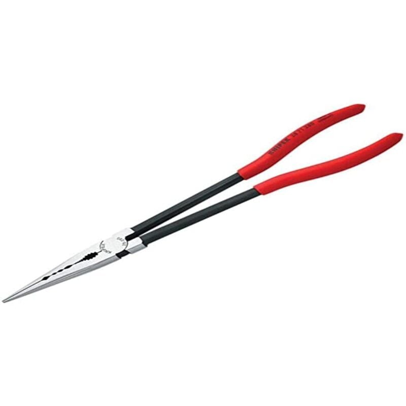 foto del prodotto pinza per meccanica con profili trasversali bonderizzata nera, rivestiti in resina sintetica 280 mm confezione self service blister 28 71 280 sb