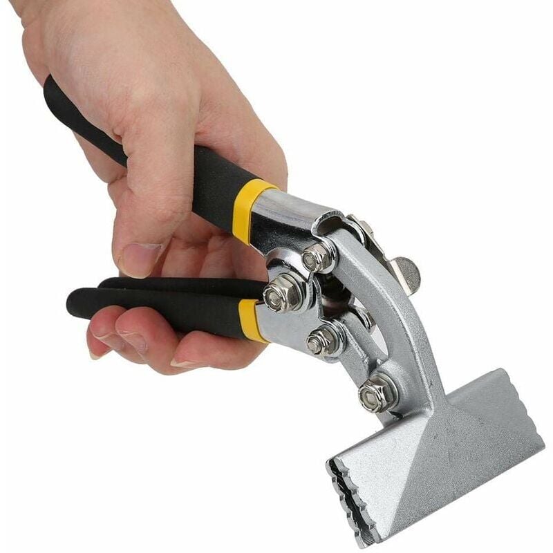 foto del prodotto pinza per piegare a mano la lamiera, pinza per piegare dritta. attrezzo manuale per piegare lamiere, pinza per piegare lamiere. strumento per