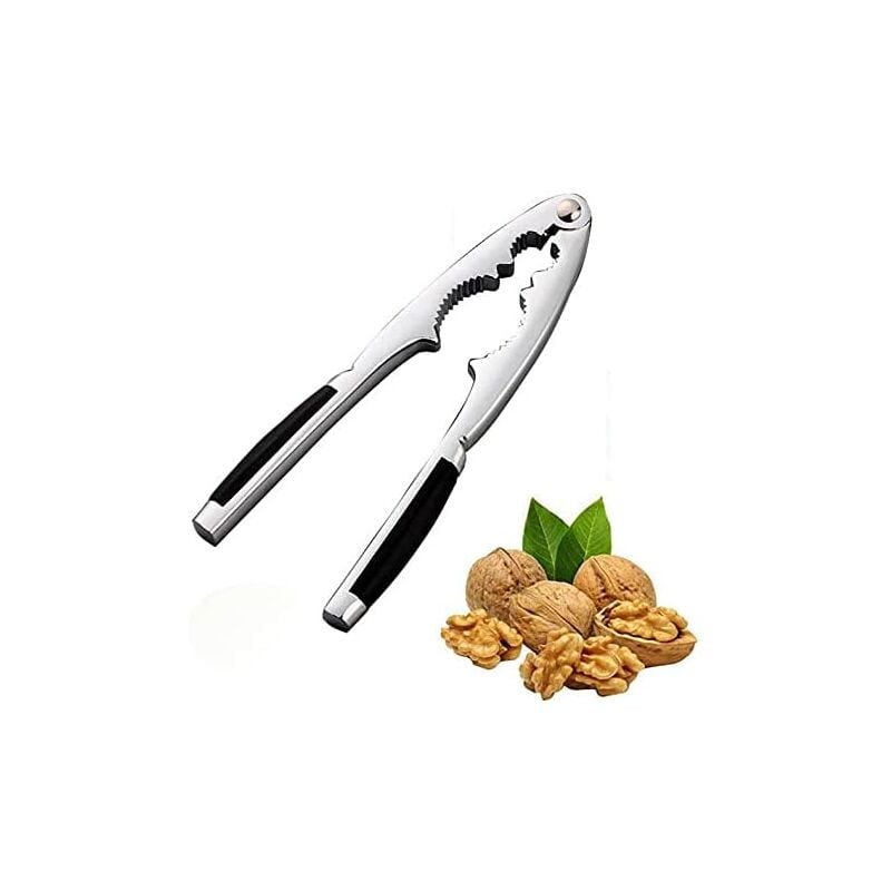 foto del prodotto pinza per schiaccianoci in metallo, pinza per granchio a chela di aragosta, apri noci pecan, apri frutti di mare sollbry