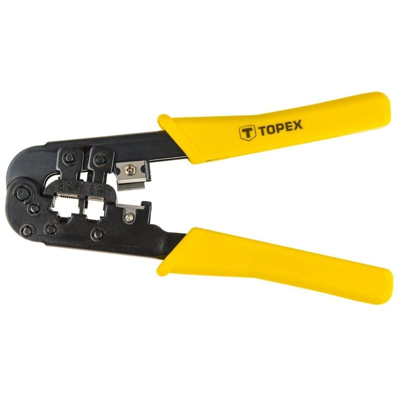 foto del prodotto pinza per terminali telefonici topex 6p/8p - strumento professionale
