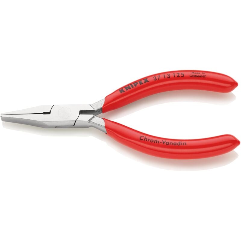 foto del prodotto pinza prensile per meccanica fine cromata, rivestiti in resina sintetica 125 mm 37 13 125 knipex